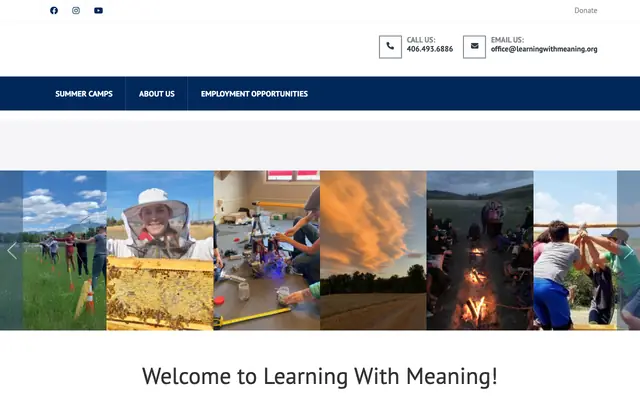 Screenshot of learningwithmeaning.org