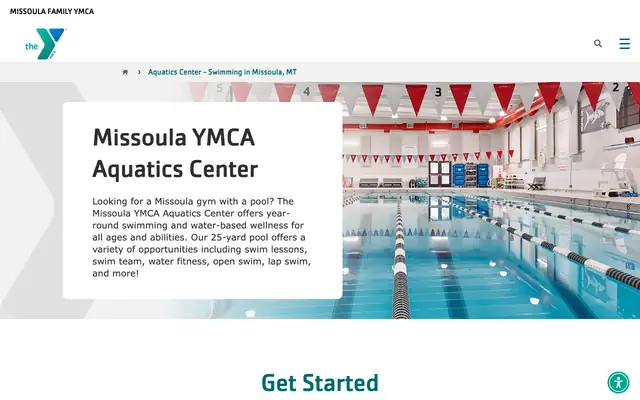Screenshot of ymcamissoula.org