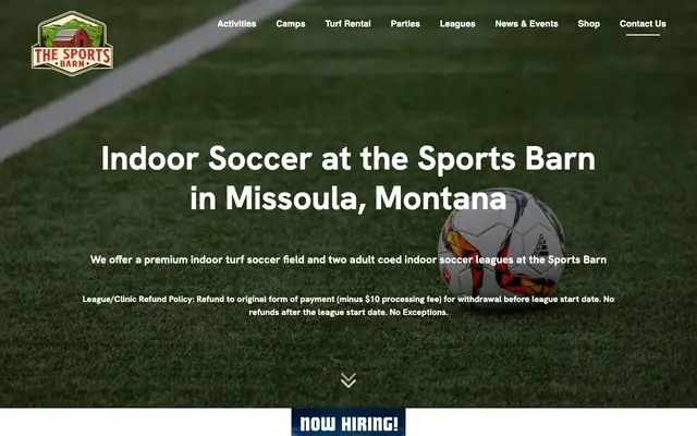 Screenshot of missoulasportsbarn.com