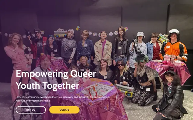 Screenshot of thequeerprom.org