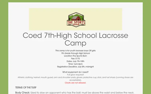 Screenshot of tms.ezfacility.com