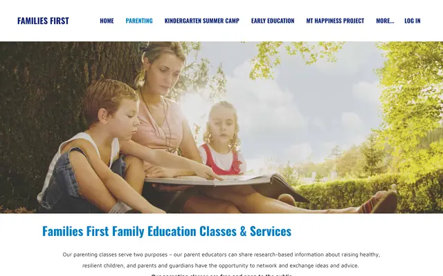 Screenshot of familiesfirstmt.org