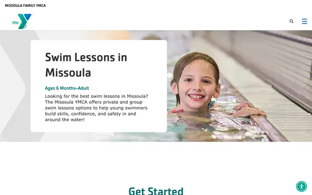 Screenshot of ymcamissoula.org