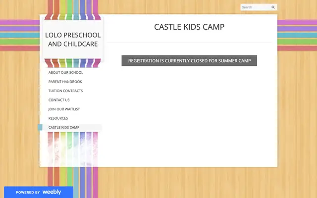 Screenshot of lolopreschool.com