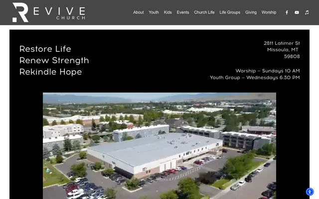 Screenshot of revivemso.org
