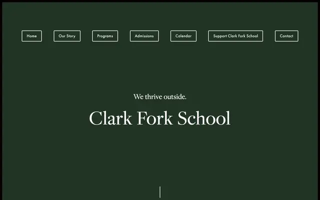 Screenshot of clarkforkschool.org