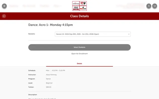 Screenshot of portal.iclasspro.com