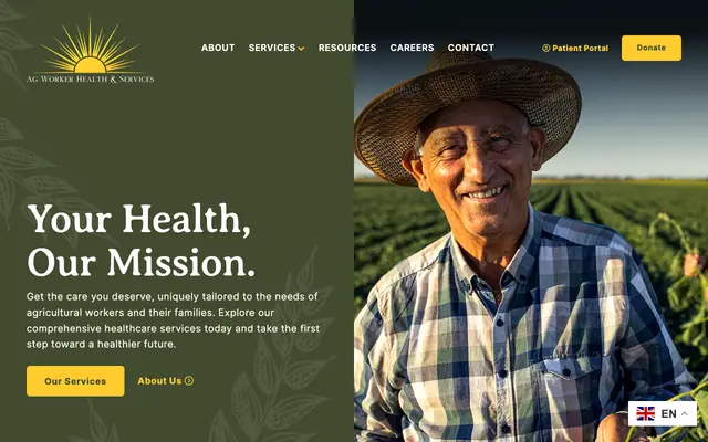 Screenshot of agworker.org