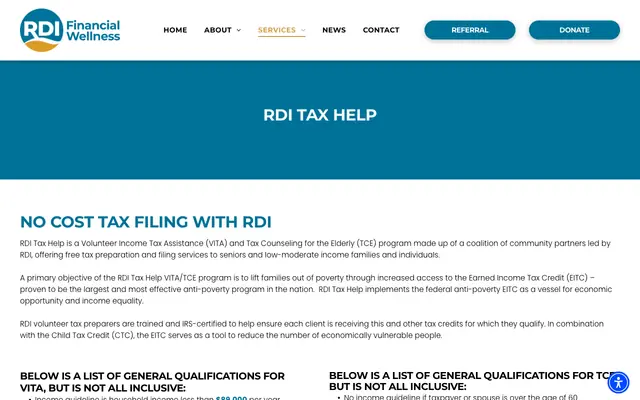 Screenshot of rdifinancial.org