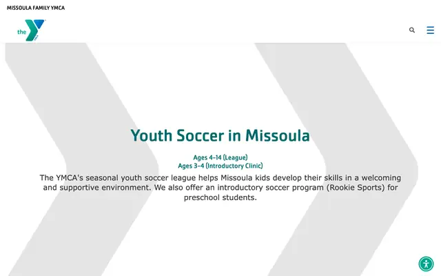 Screenshot of ymcamissoula.org
