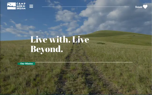 Screenshot of campdream.org