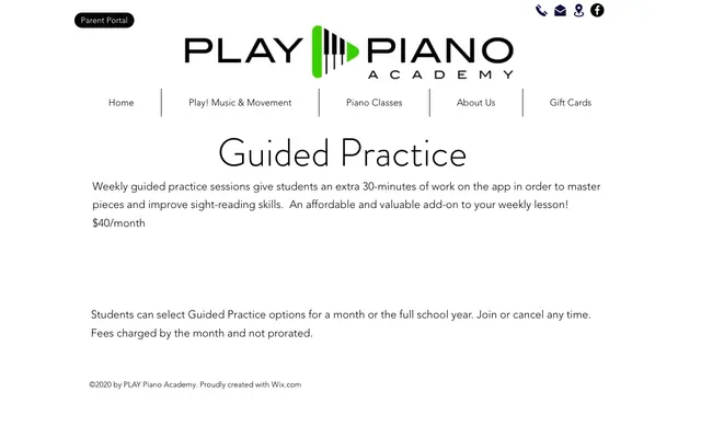 Screenshot of playpianomt.com