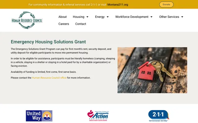Screenshot of humanresourcecouncil.org