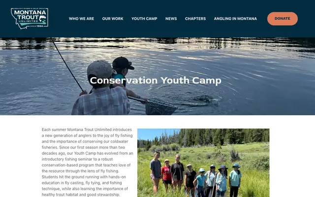 Screenshot of montanatu.org