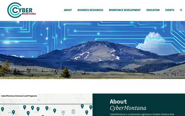 Screenshot of cybermontana.org