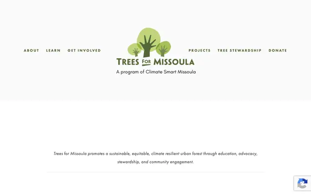 Screenshot of treesformissoula.org