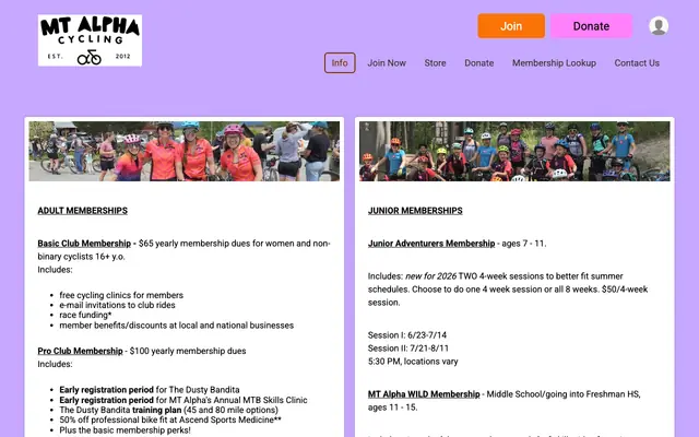 Screenshot of runsignup.com