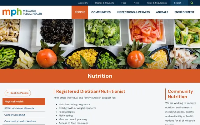 Screenshot of missoulapublichealth.org