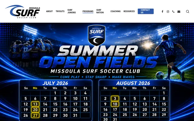 Screenshot of missoulasurf.com