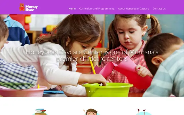 Screenshot of honeybeardaycare.org