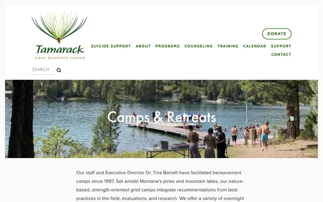 Screenshot of tamarackgrc.org