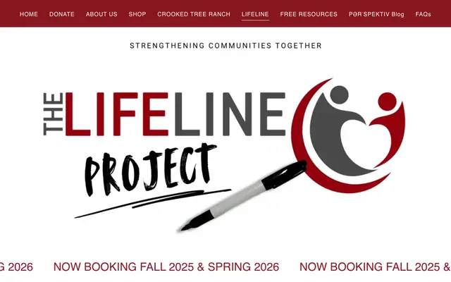 Screenshot of thelifeline.us