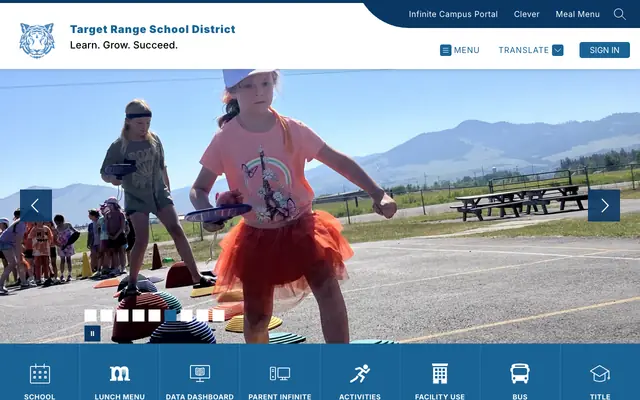 Screenshot of targetrangeschool.org
