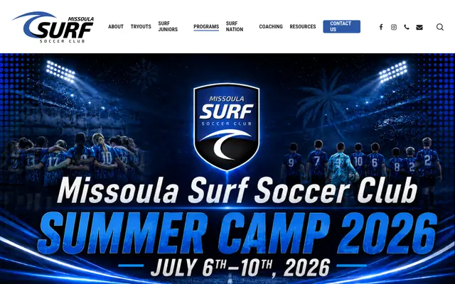 Screenshot of missoulasurf.com