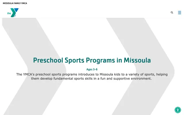 Screenshot of ymcamissoula.org