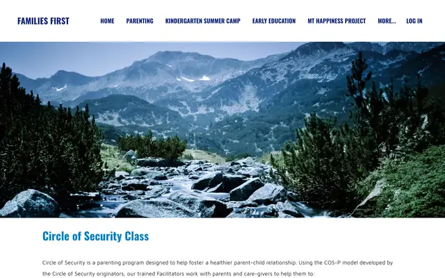 Screenshot of familiesfirstmt.org
