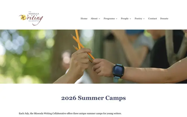 Screenshot of missoulawritingcollaborative.org
