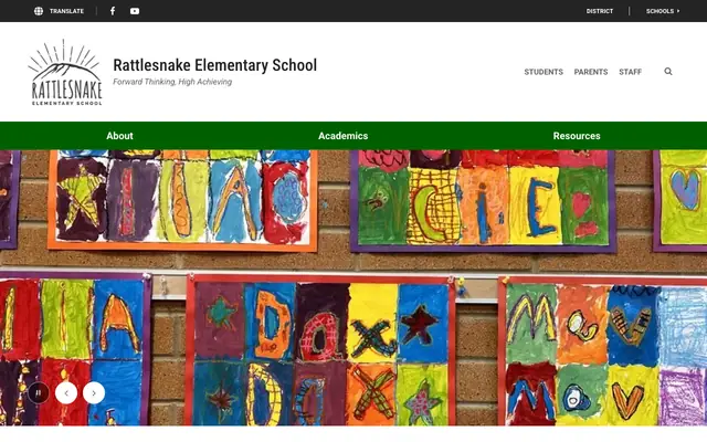 Screenshot of rattlesnake.mcpsmt.org