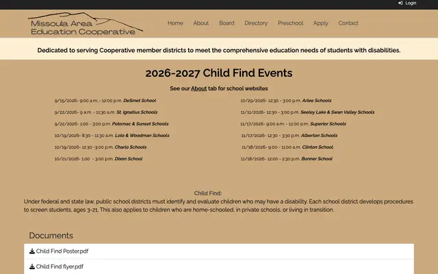 Screenshot of maecooperative.org