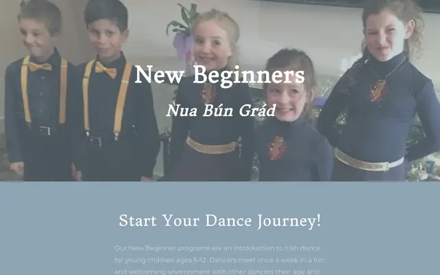 Screenshot of chirishdance.com