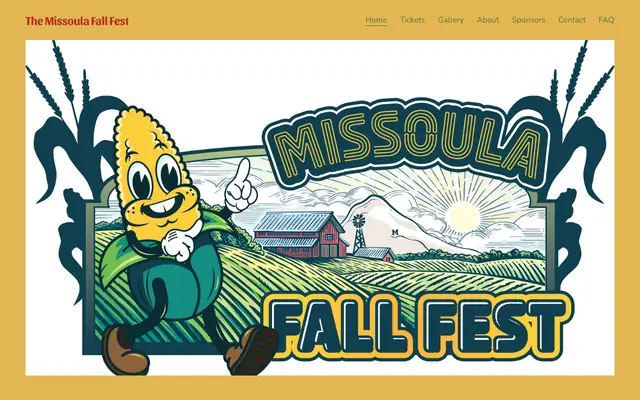 Screenshot of missoulafallfest.com