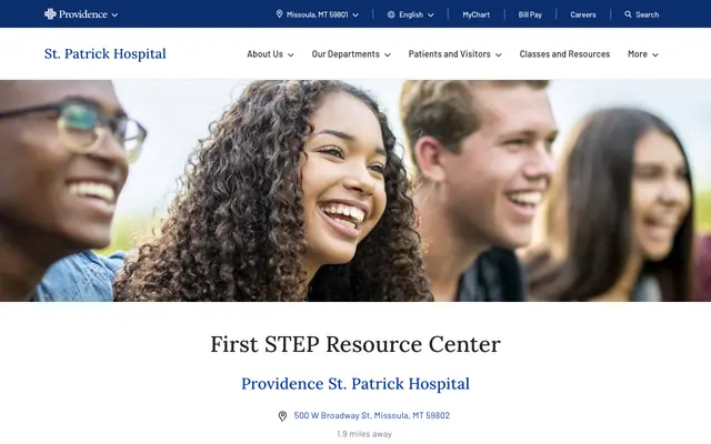 Screenshot of providence.org