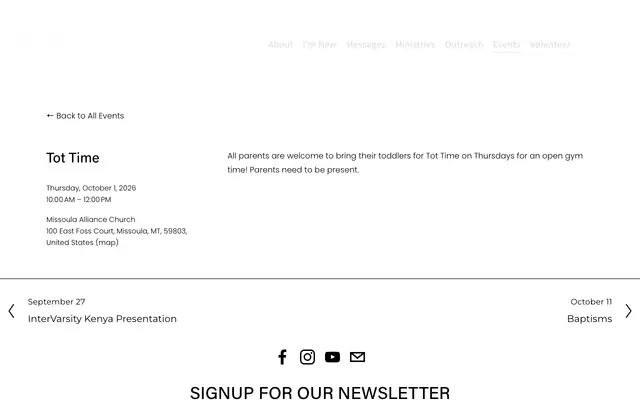 Screenshot of macmissoula.com