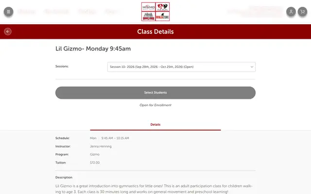 Screenshot of portal.iclasspro.com