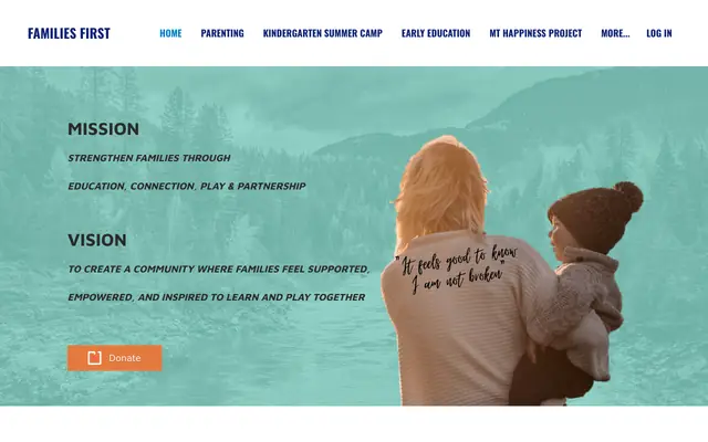 Screenshot of familiesfirstmt.org