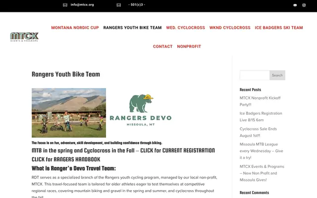 Screenshot of mtcx.org