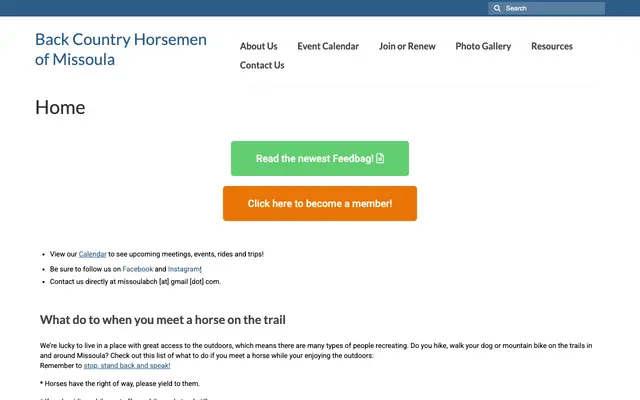 Screenshot of bchmt.org
