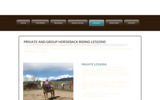 Screenshot of hmbhorses.com