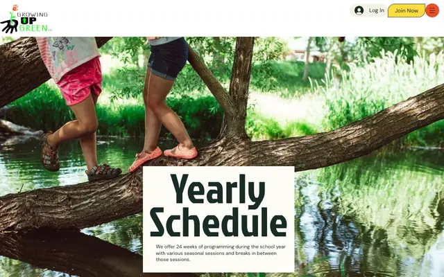 Screenshot of growingupgreen406.com