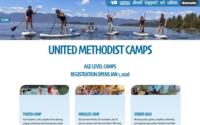 Screenshot of flatheadcamp.org