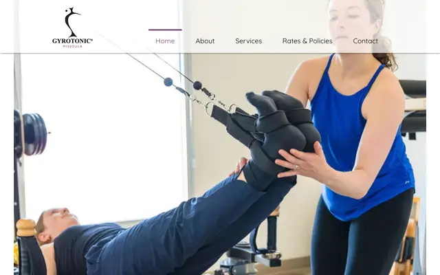 Screenshot of gyrotonicmissoula.com