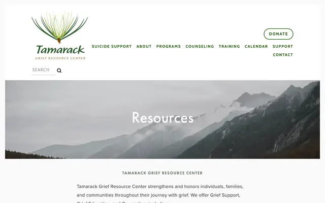 Screenshot of tamarackgrc.org