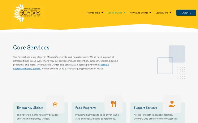 Screenshot of thepoverellocenter.org