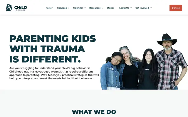 Screenshot of childbridgemontana.org