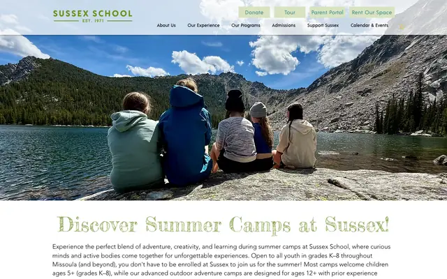 Screenshot of sussexschool.org