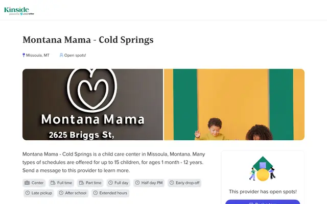 Screenshot of kinside.com